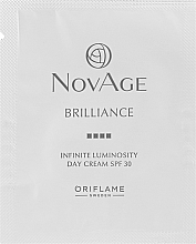 Fragrances, Perfumes, Cosmetics Anti-Pigmentation Day Cream SPF 30 - Oriflame NovAge Brilliance Infinite Luminosity Day Cream (sample)