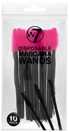 Disposable Set Eyelash Brush Set, 10 pcs - W7 Disposable Mascara Wands — photo N1