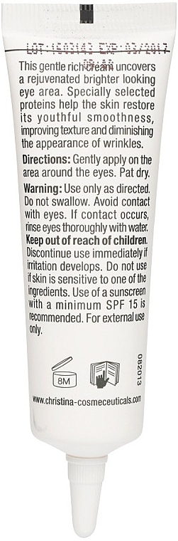 Rejuvenating Vineyard Eye Cream - Christina Chateau de Beaute Rejuvenating Vineyard Eye Cream — photo N2