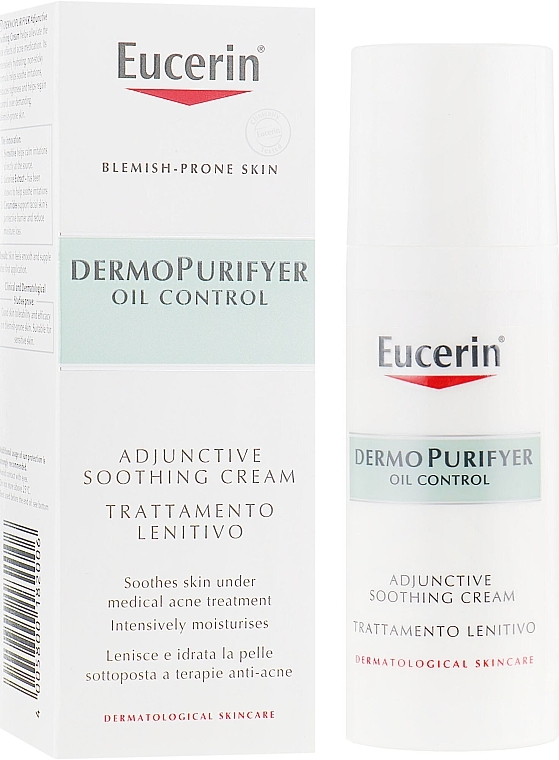 Soothing Cream for Problem Skin - Eucerin DermoPurifyer Oil Control Adjunctive Soothing Cream — photo N1