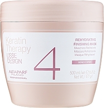 Hair Mask, Moisturizing - Alfaparf Lisse Design Keratin Therapy Rehydrating Mask — photo N11