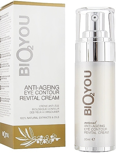 Anti-Aging Eye Cream - Bio2You Natural Anti-Ageing Eye Contour Revital Cream — photo N1