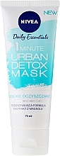 Fragrances, Perfumes, Cosmetics Thermo Mask "Pore Tightening" - NIVEA Daily Essentials 1 Minute Urban Detox Mask