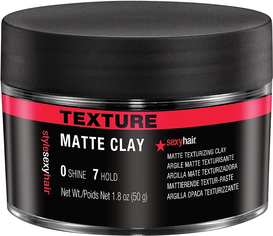 Matte Clay Texturizing Hair Clay - SexyHair StyleSexyHair Matte Clay Texturizing Clay — photo N1