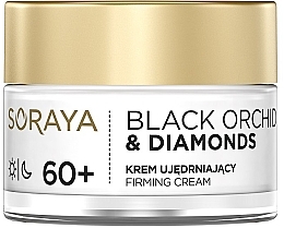 Fragrances, Perfumes, Cosmetics Firming Face Cream - Soraya Black Orchid & Diamonds 60+ Firming Cream