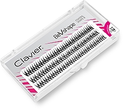 Fragrances, Perfumes, Cosmetics Individual False Lashes, 16 mm - Clavier Be V Shape