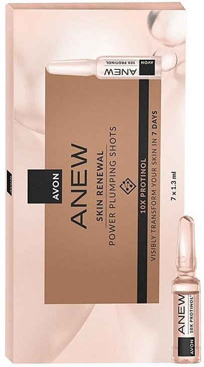 Firming Ampoule Mask - Avon Anew Skin Renewal Power Plumping Shots — photo N1