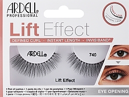 False Lashes - Ardell Lift Effect Invisiband Lash 740 — photo N10