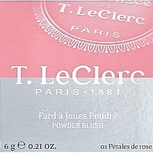 Powder Face Blush - T. LeClerc Powder Blush — photo N5