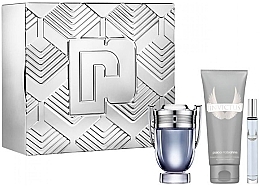 Fragrances, Perfumes, Cosmetics Paco Rabanne Invictus - Set (edt/100ml + sh/g/100ml + mini/10ml)