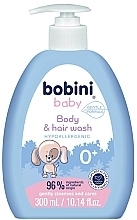 Hypoallergenic Body & Hair Gel - Bobini Baby Body & Hair Wash Hypoallergenic — photo N1