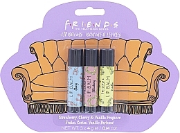 Fragrances, Perfumes, Cosmetics Lip Balm Set - Paladone Beauty Friends Beauty Sofa Lip Balm Trio (lip/balm/3x4g)