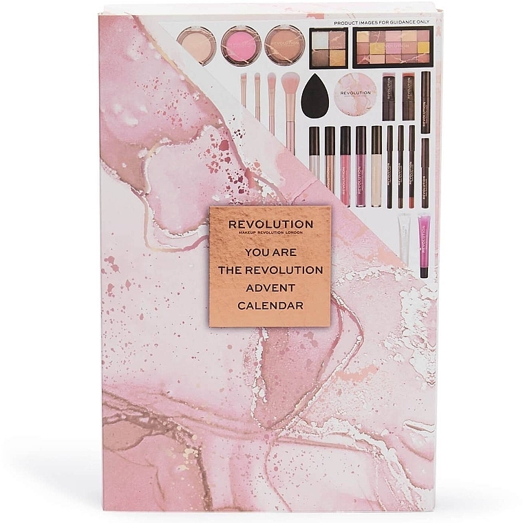 Set "Advent Calendar", 25 products - Makeup Revolution You Are The Revolution Advent Calendar 2021 — photo N2