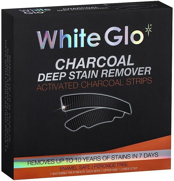 Stain Remover Strips - White Glo Charcoal Deep Stain Remover Strips — photo N1