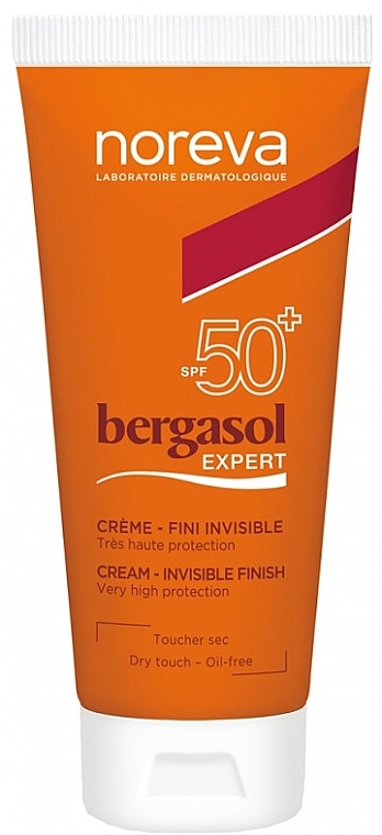 Sun Cream - Noreva Laboratoires Bergasol Expert Invisible Finish Cream SPF 50+ — photo N1