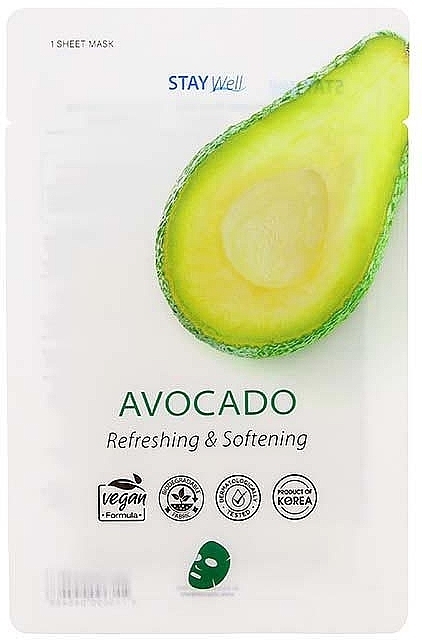 Refreshing Softening Avocado Mask - Stay Well Avocado Face Mask — photo N1
