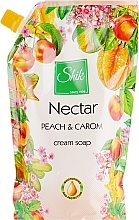 Liquid Gel Soap "Peach & Carambol", doypack - Shik Nectar — photo N1