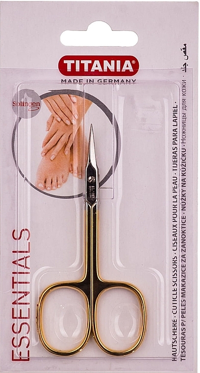 Cuticle Scissors Gold - Titania — photo N4