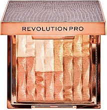 Bronzing Powder-Highlighter - Revolution Pro Goddess Glow Shimmer Brick Bronzer — photo N1