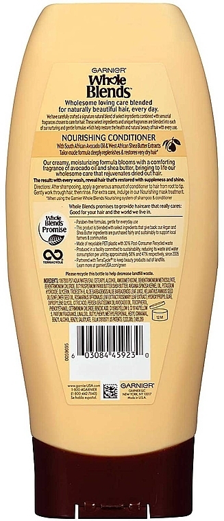 Avocado & Shea Butter Conditioner - Garnier Original Remedies Avocado Oil and Shea Butter Conditioner — photo N2