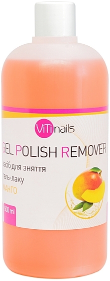 Gel Polish Remover with Mango Extract - ViTinails Gel Polish Remover — photo N2