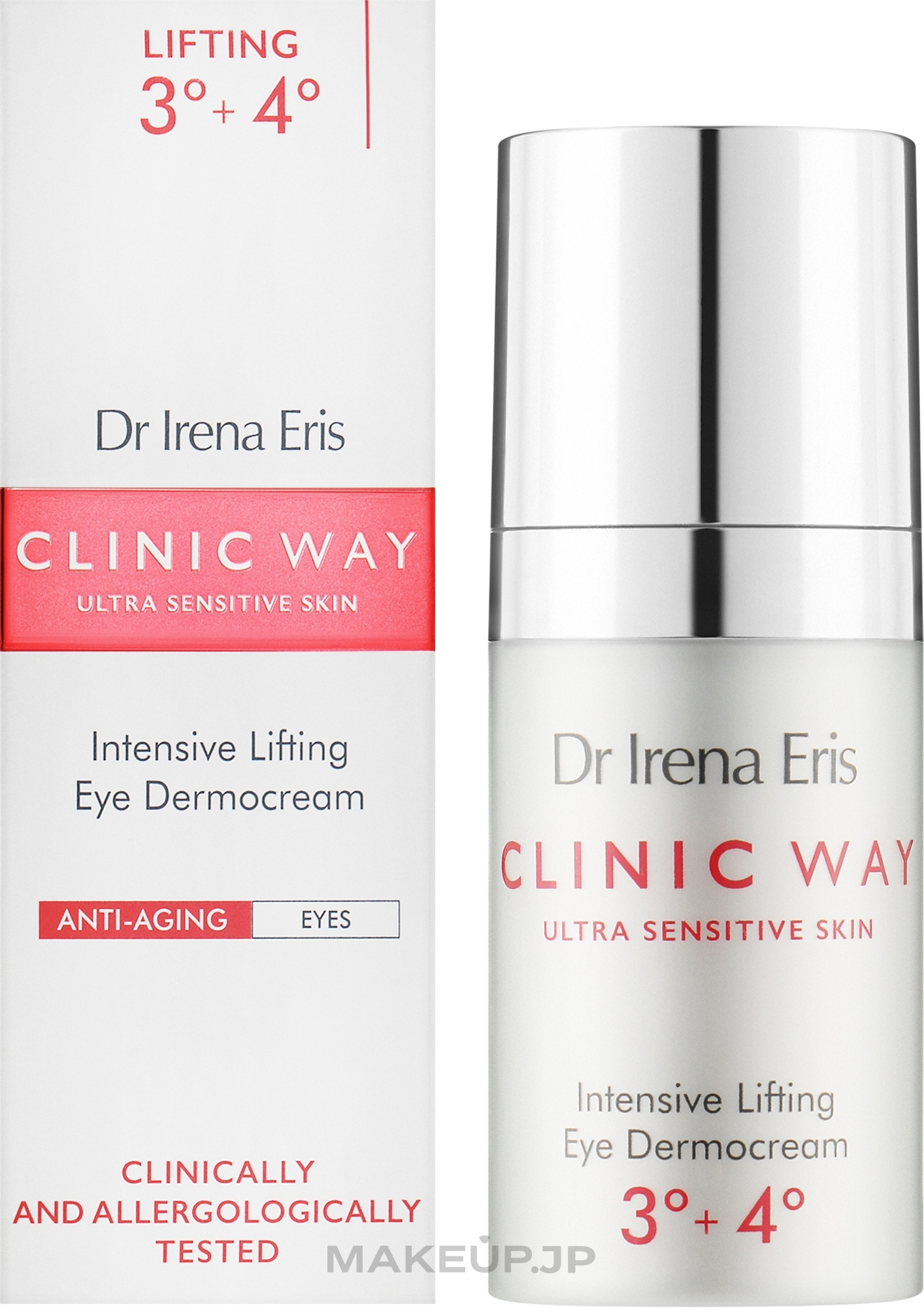 Eye Cream "Peptide Lifting" - Dr Irena Eris Clinic Way 3°-4° anti-wrinkle skin care around the eyes — photo 15 ml