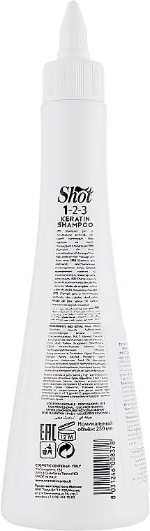 Deep Repair Shampoo for Damaged Hair - Shot Prodige Repair Keratin Shampoo — photo N2