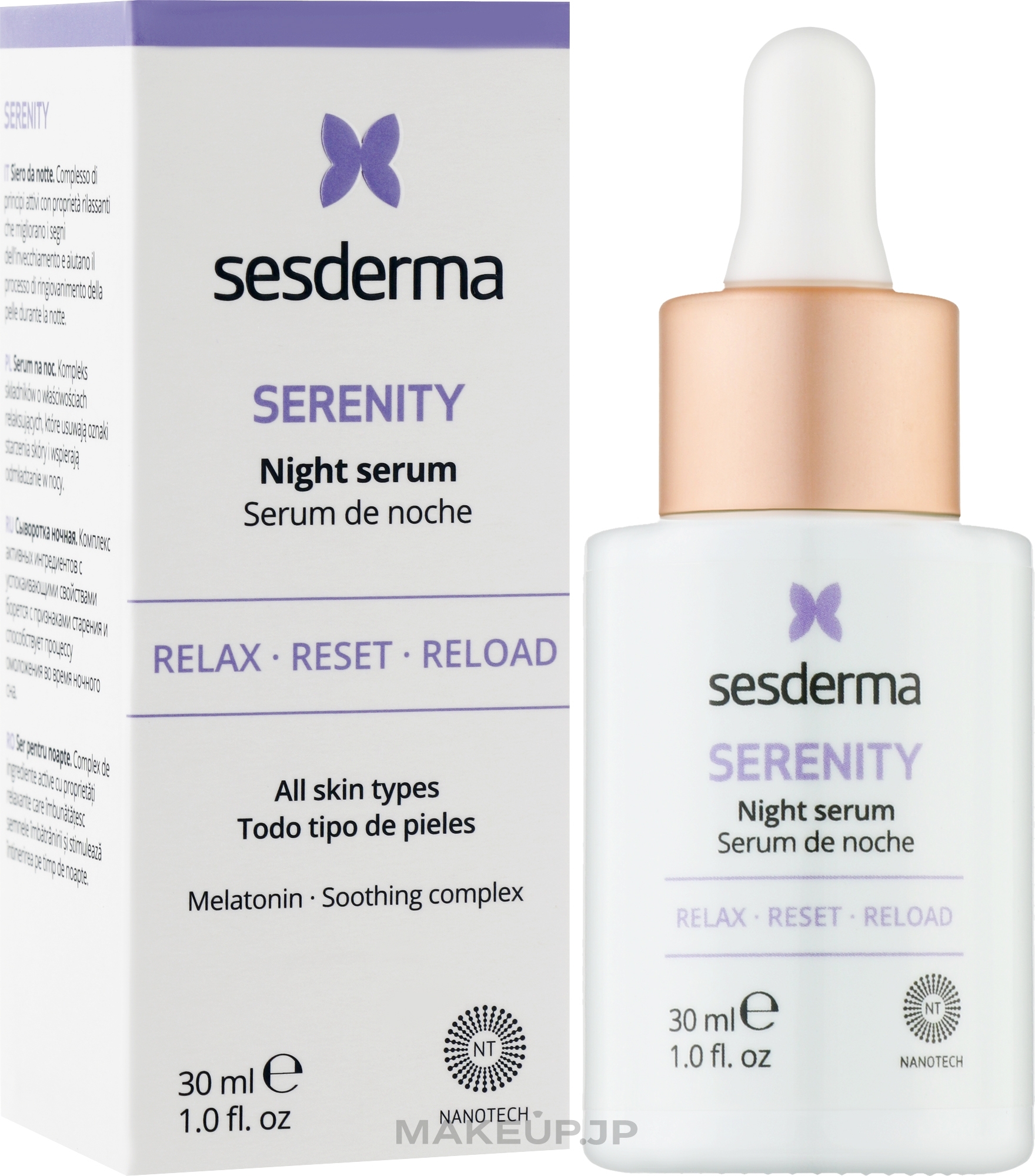 Night Face Serum - Sesderma Serenity Serum — photo 30 ml