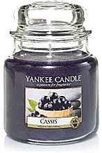 Fragrances, Perfumes, Cosmetics Scented Candle - Yankee Candle Black Currant Cassis