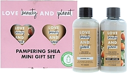 Fragrances, Perfumes, Cosmetics Set - Love Beauty And Planet Pampering Shea Mini Gift Set (sh/gel/100ml + b/lot/100ml)