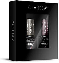 Fragrances, Perfumes, Cosmetics Gel Polish Set #22 - Claresa SoakOff UV/LED Color Gray/Brown (gel/polish/2x5g)