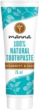 Fragrances, Perfumes, Cosmetics Mint & Sage Toothpaste - Manna Spearmint & Sage Toothpaste