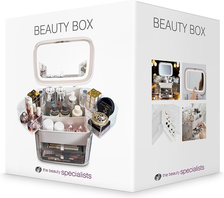 Cosmetic Organizer, white - Rio-Beauty Ultimate Beauty Storage Vanity Case — photo N3