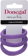 Fragrances, Perfumes, Cosmetics Hair Ties 3 pcs, FA-5680, purple - Donegal