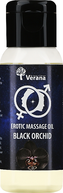 Erotic Massage Oil 'Black Orchid' - Verana Erotic Massage Oil Black Orchid — photo N1