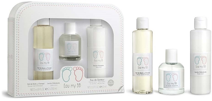 Air-Val International Eau My BB - Set (edc/60ml + sh/gel/200ml + b/lot/200ml) — photo N1