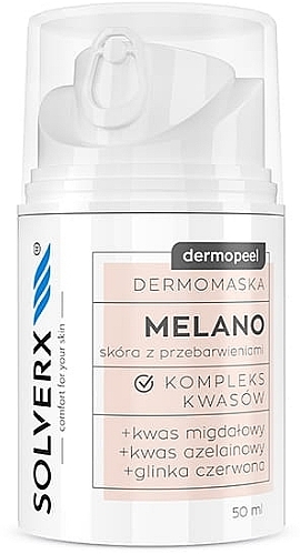 Melano Face Mask - Solverx Dermopeel Mask — photo N2