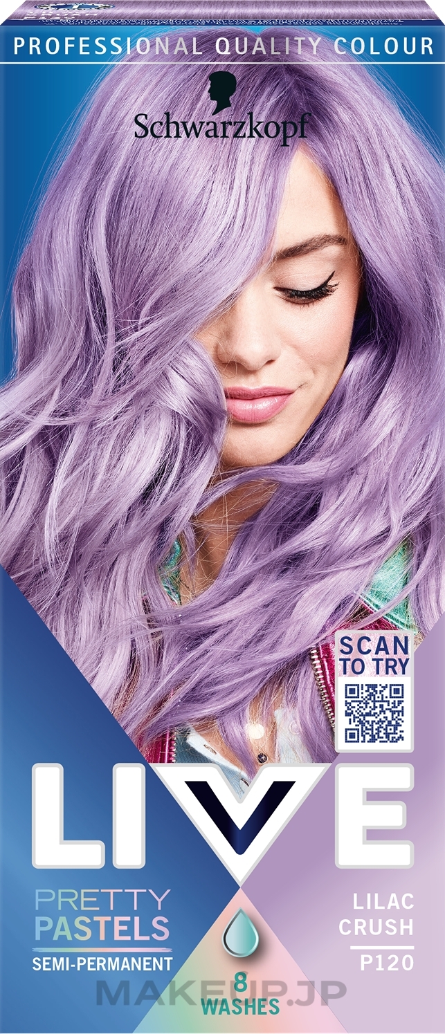 Hair Color - Schwarzkopf Live Color Pretty Pastels  — photo L120 Lilac Crush