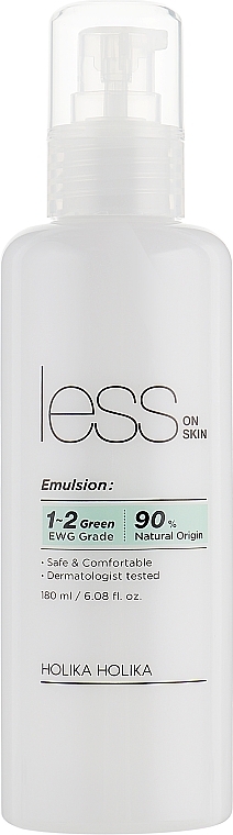 Moisturizing Anti Redness & Acne Emulsion - Holika Holika Less On Skin Emulsion — photo N2