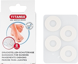 Bandages for Bunions, 8pcs - Titania Bandages Bunions — photo N2