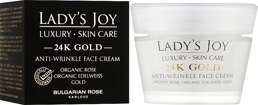Anti-Wrinkle Cream - Bulgarian Rose Lady’s Joy Luxury 24K Gold Anti-Wrinkle Cream — photo N2