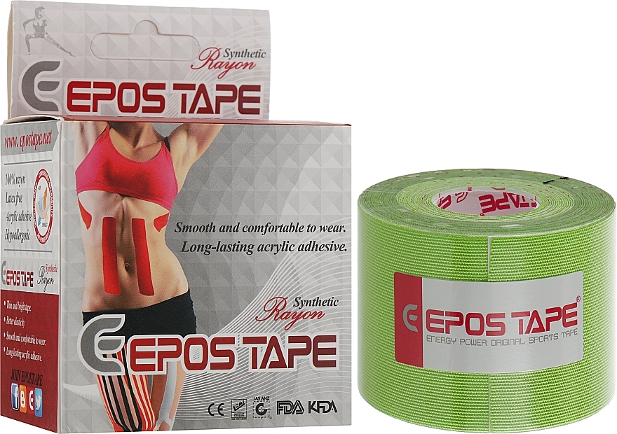 Kinesio Tape, light green - Epos Tape Rayon — photo N19
