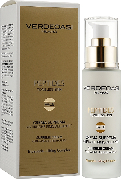 Modeling Premium Anti-Wrinkle Cream - Verdeoasi Peptides Supreme Cream Anti-Wrinkles Reshaping — photo N2