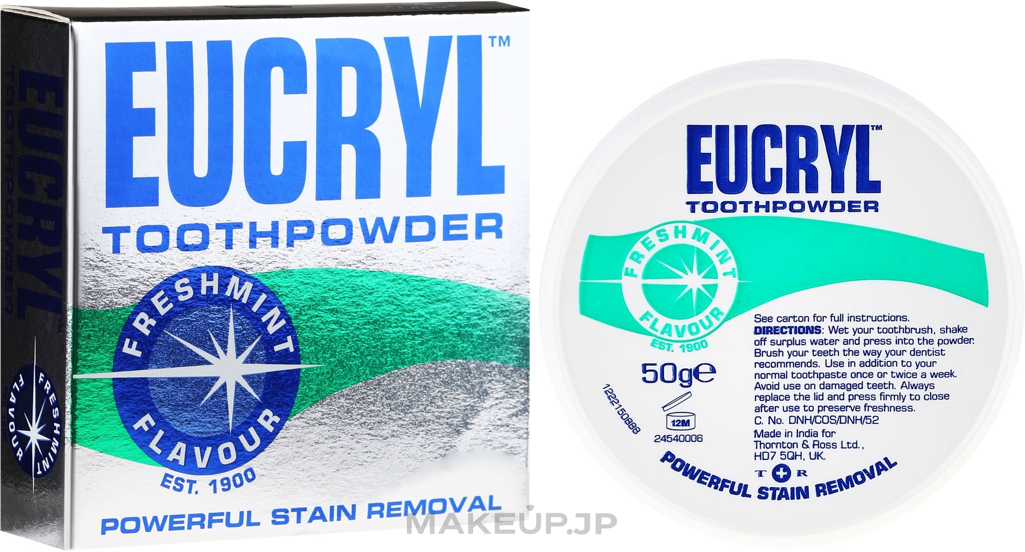 Toothpowder - Eucryl Toothpowder Freshmint — photo 50 g