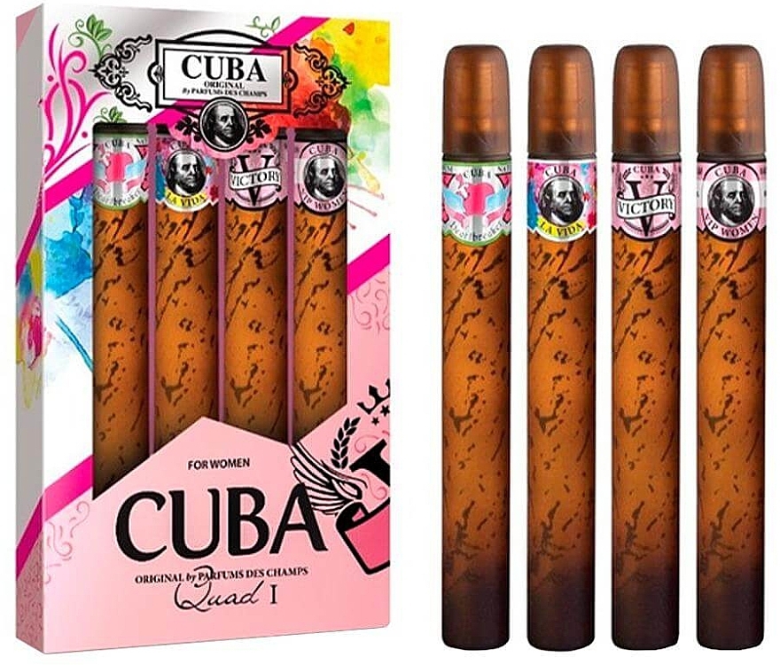 Cuba Cuba Quad I - Set (edp/4x35ml) — photo N5