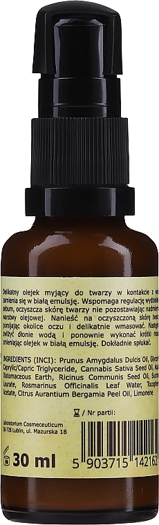 Cleansing Face Oil with Linseed - Polny Warkocz (mini size) — photo N3