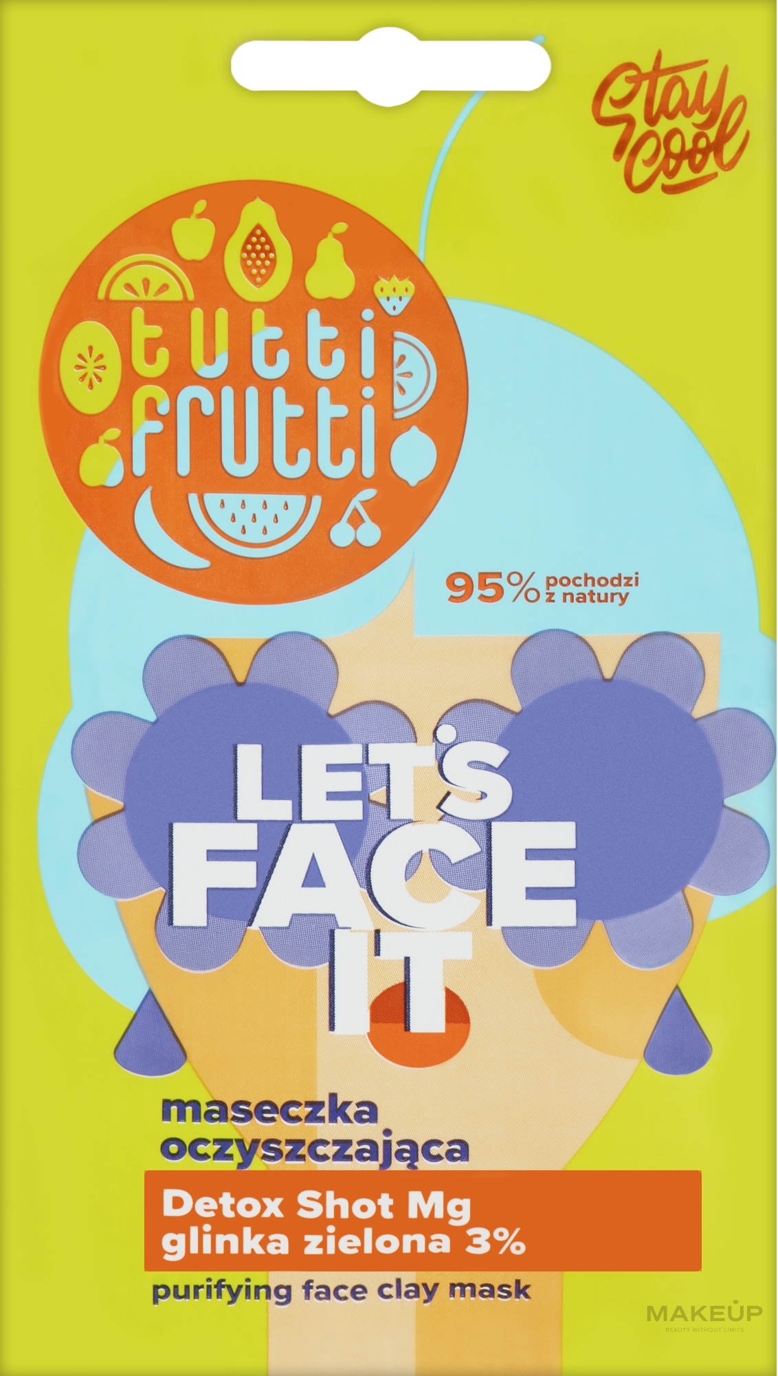 Purifying Face Clay Mask - Farmona Tutti Frutti Let`s Face It Purifying Face Clay Mask — photo 7 g
