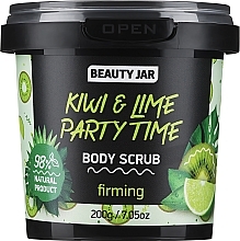 Fragrances, Perfumes, Cosmetics Firming Body Scrub - Beauty Jar Kiwi & Lime Party Time