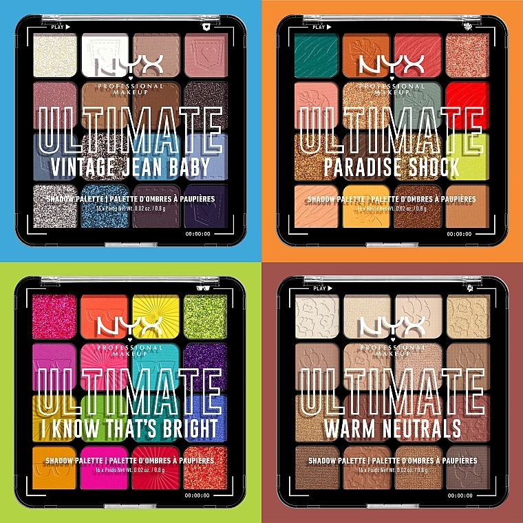 Eyeshadow Palette - NYX Professional Makeup Ultimate Shadow Palette — photo N20