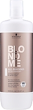 Detox Shampoo for All Hair Types - Schwarzkopf Professional Blondme All Blondes Detox Shampoo — photo N3